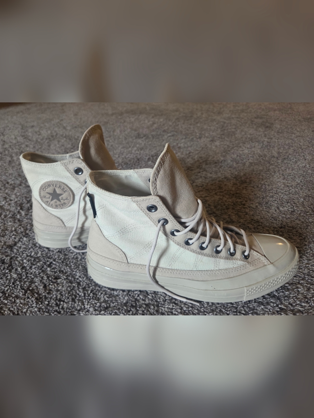 Converse Chuck 70 Gortex High-Top Sneakers in Beige and Cream